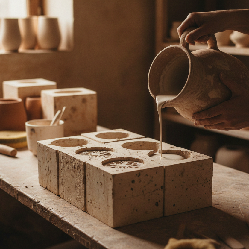 Ceramic Slipcasting Workshop - Studio